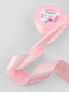 Лента атласная «Горошек», 40 мм, 23±1 м, розовая №004 - Фото 2