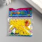 Растущий гель однотонный "Тёмно-жёлтый" набор 12 пакетов на блистере 5 гр 28х17 см - фото 21217818