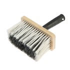 Кисть-макловица ТУНДРА, искусственная щетина, пластиковая рукоятка, 70×150 мм - Фото 4