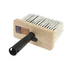 Кисть-макловица ТУНДРА, искусственная щетина, пластиковая рукоятка, 70×150 мм - Фото 6