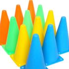 Конус-фишка разметочная, высота 10 см, набор 12 шт. 6709732