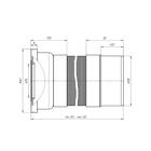 Гофра для унитаза "АНИ Пласт" K711R, d=110 мм, L=250-520 мм - фото 23902108