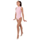 Купальник гимнастический Grace Dance, без рукавов, р. 40, цвет розовый - Фото 2