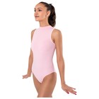 Купальник гимнастический Grace Dance, без рукавов, р. 40, цвет розовый - Фото 3