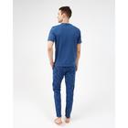 Пижама мужская KAFTAN «Chill», цвет синий, размер 56 - Фото 2