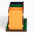 Органайзер для канцелярии тройной, на подставке «Сова», 6.5×6.3×9.2 см - Фото 6