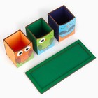 Органайзер для канцелярии тройной, на подставке «Сова», 6.5×6.3×9.2 см - Фото 8