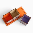 Органайзер для канцелярии тройной, на подставке «Коты», 6.5×6.3×9 см - Фото 4