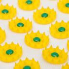 Аппликатор «Кузнецова», 384 колючки, спанбонд, 50×75 см, жёлтый. - Фото 3