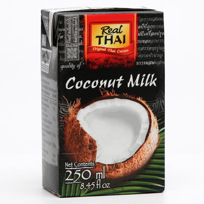 Кокосовое молоко REAL THAI, 250 мл - Фото 1