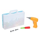 УЦЕНКА Конструктор винтовой «Конструктики» с шуруповёртом, 193 детали - Фото 2