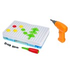 УЦЕНКА Конструктор винтовой «Конструктики» с шуруповёртом, 193 детали - Фото 3