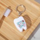 Зубная нить в форме зуба «Смело ешь свои вкусняшки», 15 м, 8×10.5 см 5256441