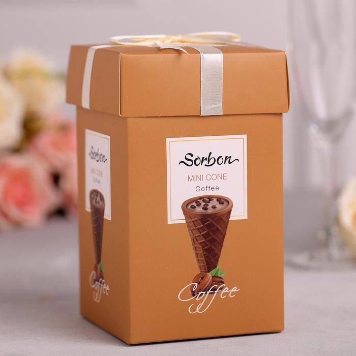 Мини-рожок Sorbon «Кофе и воздушные зерна», 200 г - Фото 1
