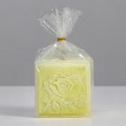 Свеча ароматическая фигурная "Летнее настроение", 7,5х7,5х7,5 см, желтый 5532687