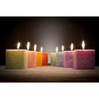 Свеча ароматическая фигурная "Летнее настроение", 7,5х7,5х7,5 см, желтый 5532687