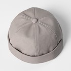 Кепка без козырька, серая, 56 см - Фото 3