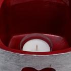 Лампион-подсвечникна 1 свечу «Желание», 13×13×9.5 см, серебряный, квадратный - фото 60790497