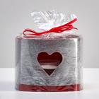 Лампион-подсвечникна 1 свечу «Желание», 13×13×9.5 см, серебряный, квадратный - фото 60790498