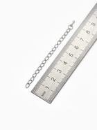 Цепочка-удлинитель, набор 5 шт., витая, с декоративной подвеской-каплей, 8.5 см, 4.5×4 мм, цвет серебро - Фото 2