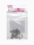 Цепочка-удлинитель, набор 5 шт., витая, с декоративной подвеской-каплей, 8.5 см, 4.5×4 мм, цвет серебро - Фото 3