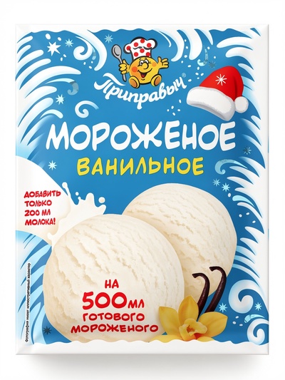 Смесь для приготовления мороженого «Приправыч», ванильное, 70 г