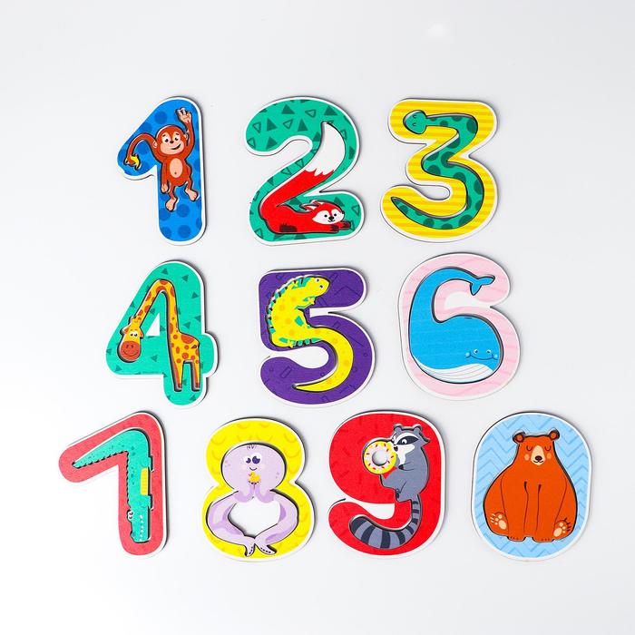 Пазлы логические «Цифры» 49208