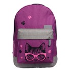 Рюкзак молодёжный, 38×28×19 см, эргономичная спинка, Calligrata Э «Кот» - Фото 7