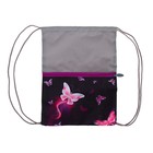 Ранец школьный Стандарт, 36 х 26 х 16 см, + мешок для обуви 40 х 32 см, Сalligrata П "Бабочки", фиолетовый - фото 25442745