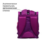 Ранец школьный Стандарт, 36 х 26 х 16 см, + мешок для обуви 40 х 32 см, Сalligrata П "Бабочки", фиолетовый - фото 25442735