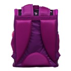 Ранец школьный Стандарт, 36 х 26 х 16 см, + мешок для обуви 40 х 32 см, Сalligrata П "Бабочки", фиолетовый - фото 25442740