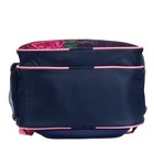 Рюкзак школьный, 37 х 26 х 13 см, эргономичная спинка, Calligrata ОРТ "Цветы" - фото 24585923