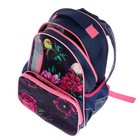 Рюкзак школьный, 37 х 26 х 13 см, эргономичная спинка, Calligrata ОРТ "Цветы" - фото 24585925