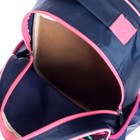 Рюкзак школьный, 37 х 26 х 13 см, эргономичная спинка, Calligrata ОРТ "Цветы" - фото 24585926