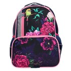 Рюкзак школьный, 37 х 26 х 13 см, эргономичная спинка, Calligrata ОРТ "Цветы" - фото 24585918