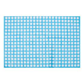 Аппликатор «Кузнецова», 384 колючки, спанбонд, 50×75 см, голубой.