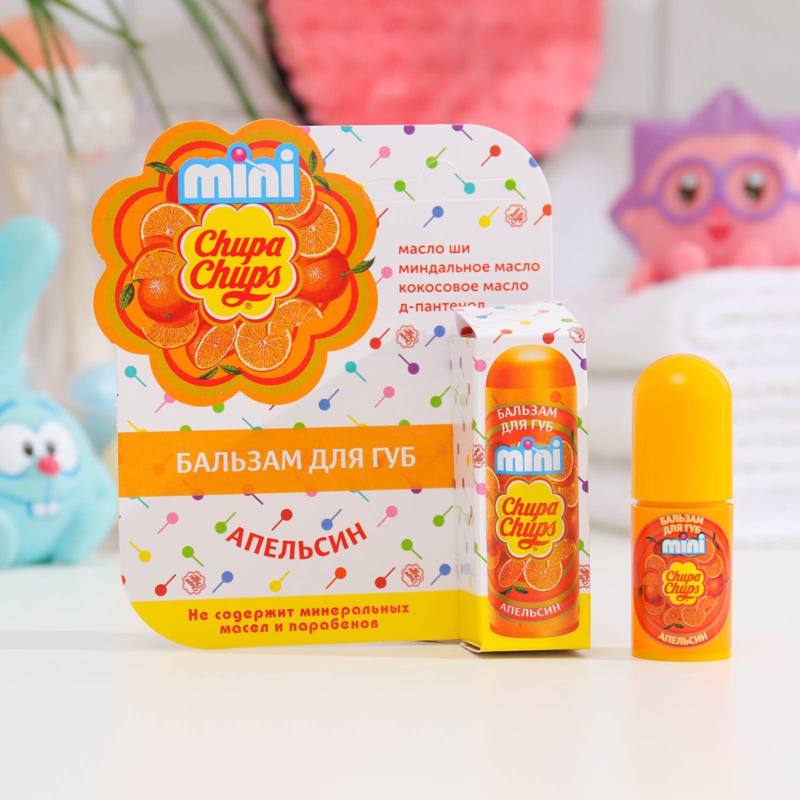 Бальзам для губ Chupa Chups mini, апельсин, 3,8 г (6631950) - Купить по ...