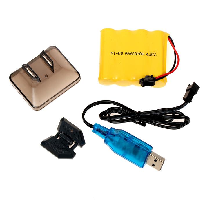 Джип радиоуправляемый «Краулер», брызгает водой, 4WD, полный привод, работает от аккумулятора 49222