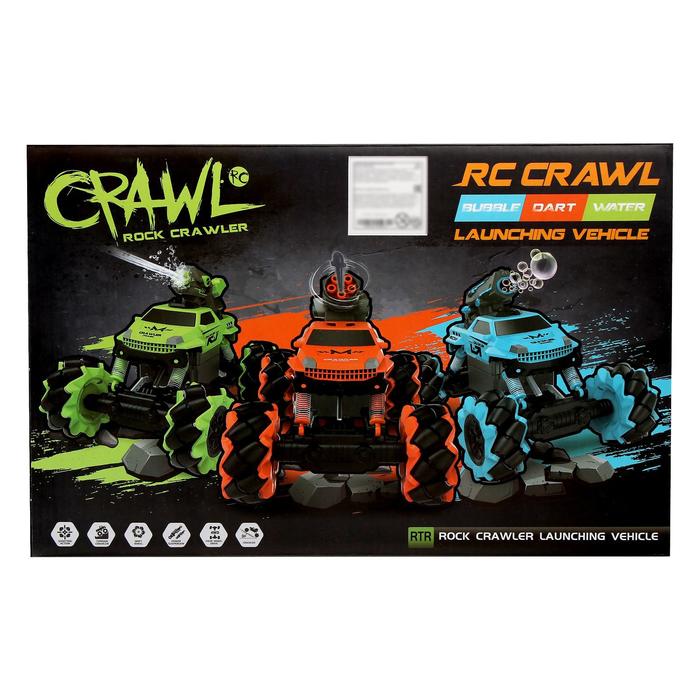 Джип радиоуправляемый «Краулер», брызгает водой, 4WD, полный привод, работает от аккумулятора 49222