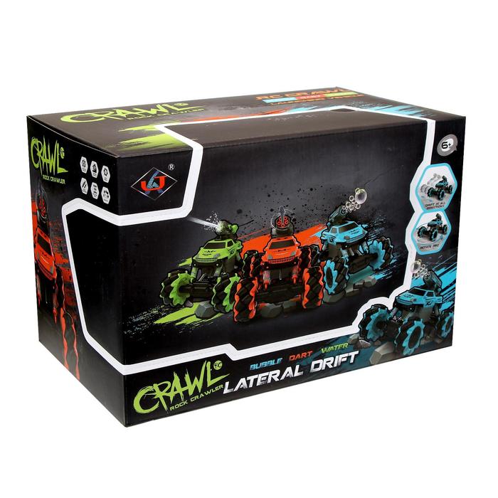 Джип радиоуправляемый «Краулер», стреляет ракетами, 4WD, полный привод, работает от аккумулятора 49224