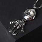 Кулон «Помпеи» персонаж, цвет серебро, 70 см - Фото 1