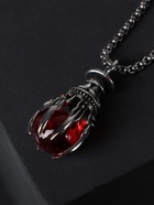 Кулон-амулет «Помпеи» символ, цвет красный в чернёном серебре, 70 см - Фото 8