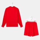 Пижама (шорты, жакет) KAFTAN, красный, размер 40-42 - Фото 9