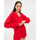Пижама (шорты, жакет) KAFTAN, красный, размер 40-42 - Фото 4
