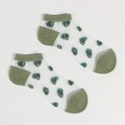 Носки женские "Авокадо", цвет зелёный, размер 23-25 (36-40) - Фото 2