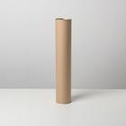 Тубус 63×350 мм (330 мм внутренняя высота),плотный картон, металлическая крышка - Фото 1