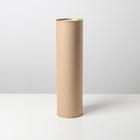 Тубус 92х340 мм (320 мм внутренняя высота),плотный картон, металлическая крышка - Фото 1