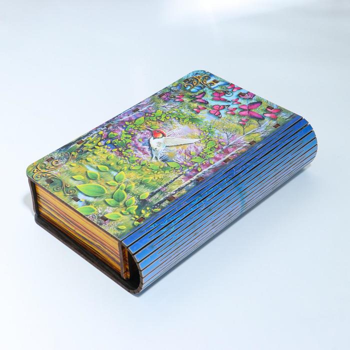 Шкатулка книга "Весна", 20х13х5 см - фото 1907200858
