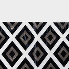 Штора для ванной Доляна «Ромбы», 180×180 см, EVA - Фото 3