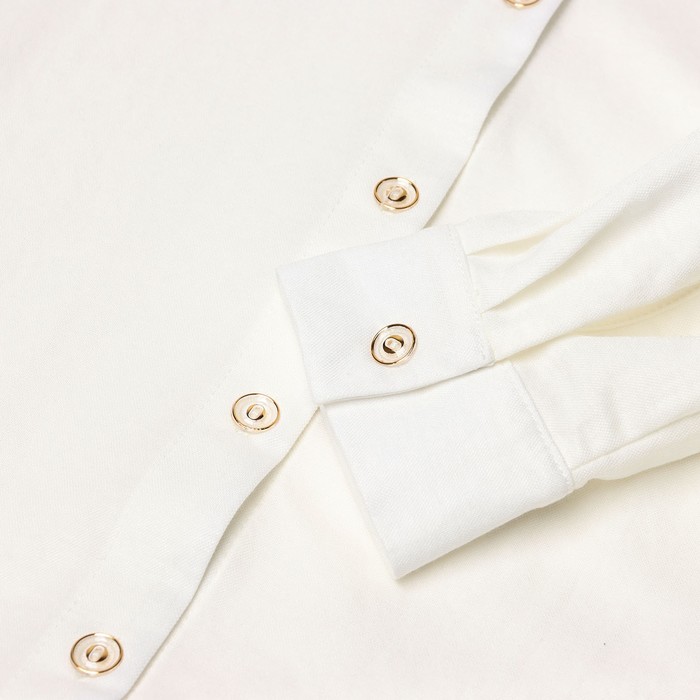 Костюм женский (сорочка, брюки) MINAKU цвет белый, р-р 42 - фото 1908659875